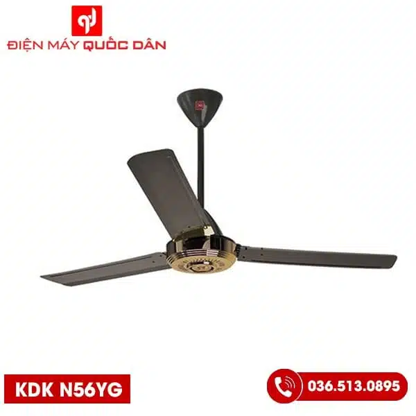 Quạt trần KDK N56YG 3 cánh