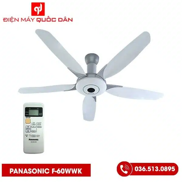 Quạt trần Panasonic F-60WWK 5 cánh