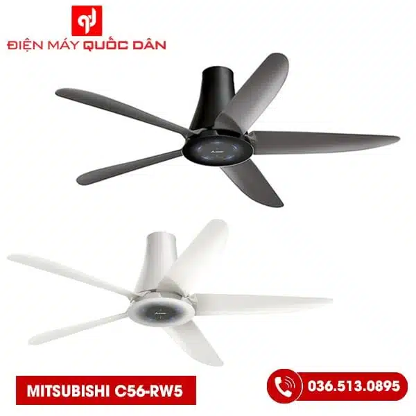 Quạt trần 5 cánh Mitsubishi C56-RW5