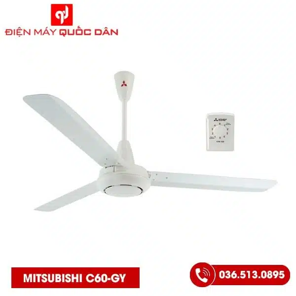 Quạt trần Mitsubishi C60-GY WH