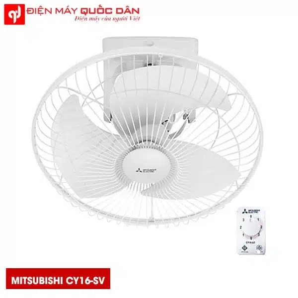 Quạt Đảo Trần Mitsubishi CY16-sv trắng