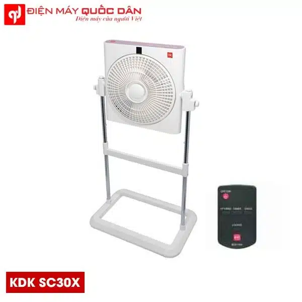 Quạt hộp KDK SC30X màu trắng