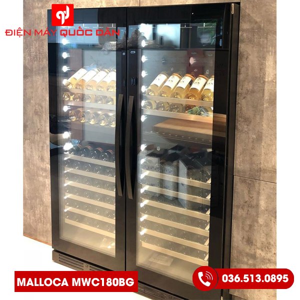 Tủ bảo quản rượu Malloca MWC180BG