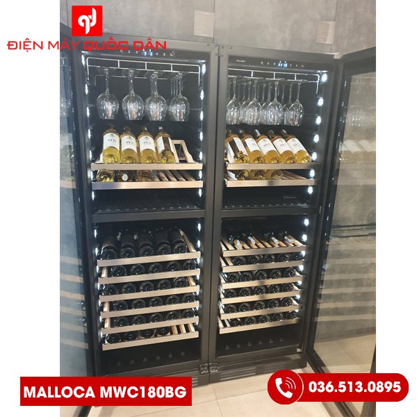 Tủ bảo quản rượu Malloca MWC180BG