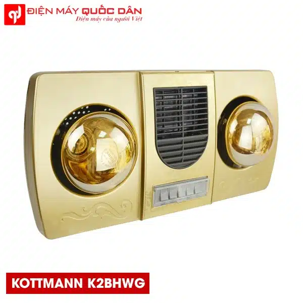 Đèn sưởi Kottmann 2 bóng K2B-HW-G