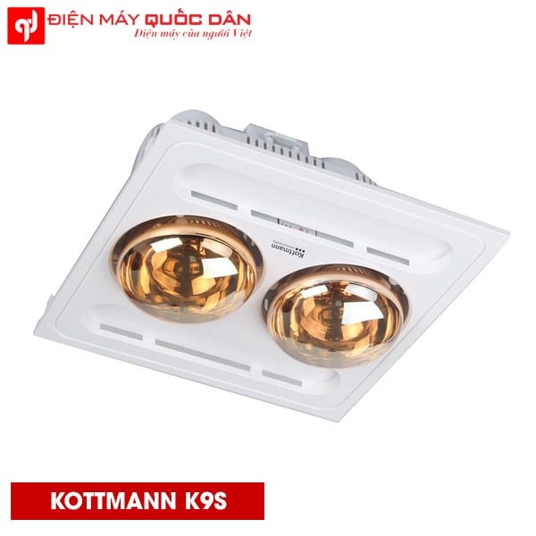 Đèn sưởi Kottmann 2 bóng âm trần K9S