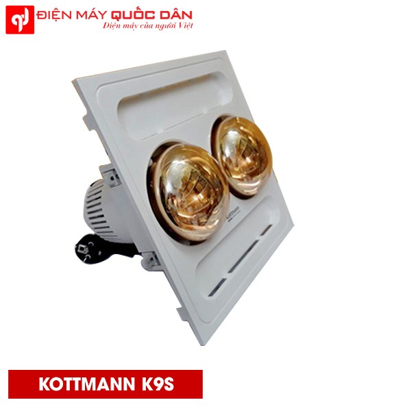 Đèn sưởi Kottmann 2 bóng âm trần K9S