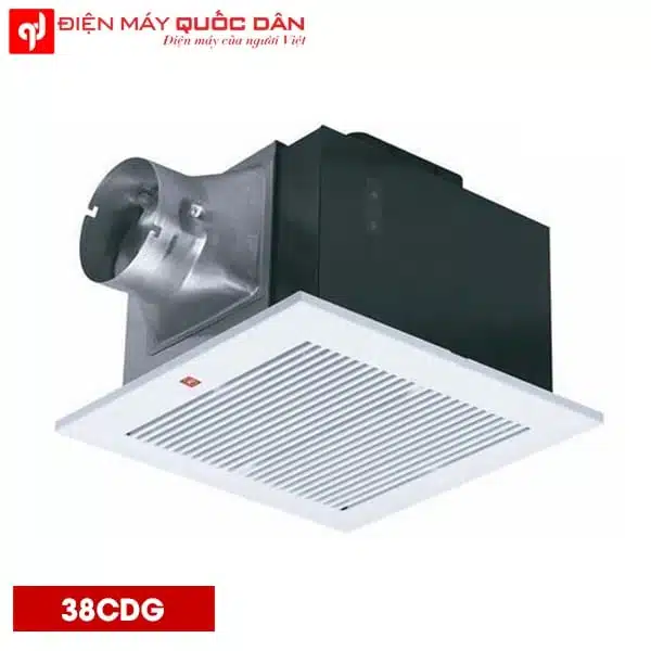 Quạt thông gió gắn trần KDK 38CDG chính hãng