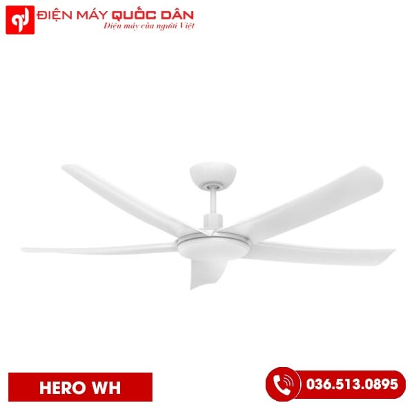 QUẠT TRẦN HERO WH mau trang