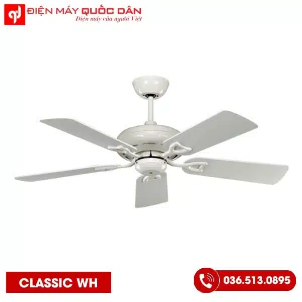 QUẠT TRẦN MRVU CLASSIC WH