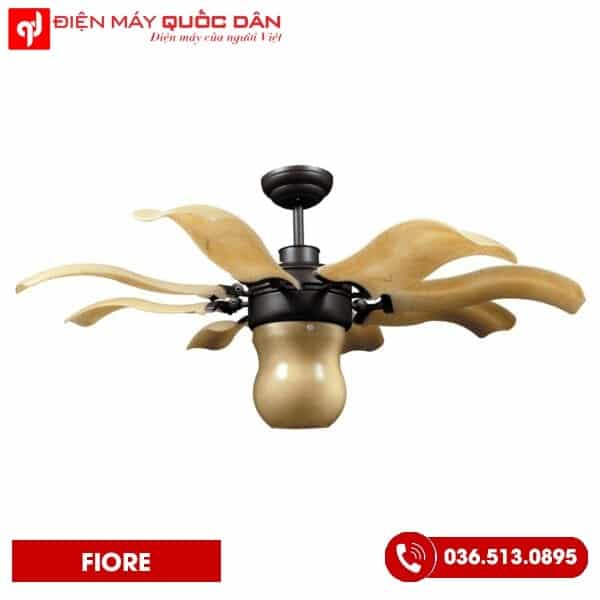 QUẠT TRẦN đèn FIORE