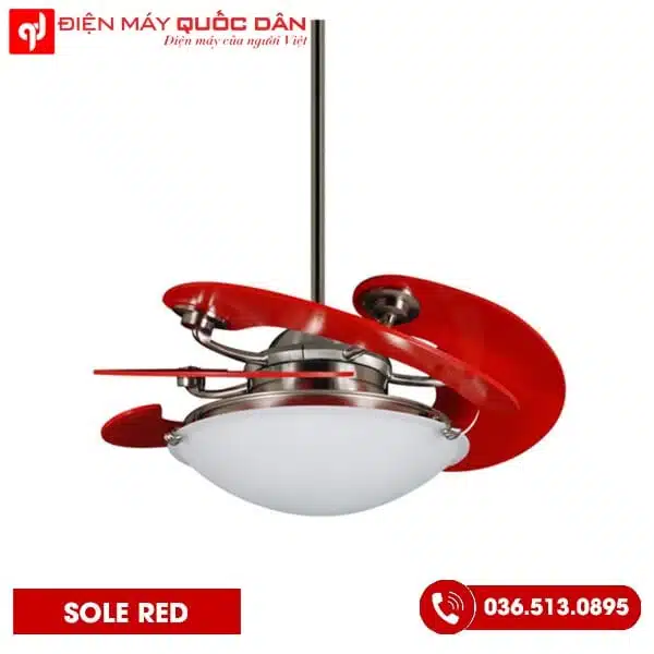 Quạt Trần mrvu SOLE RED