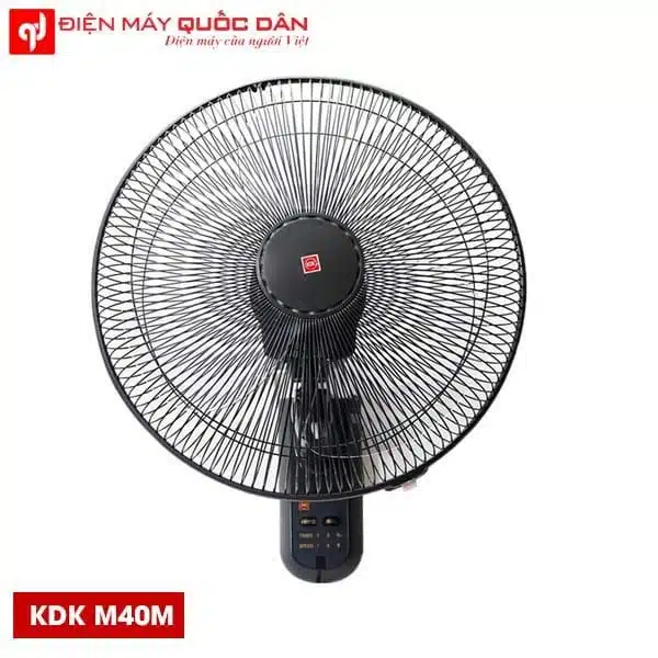 Quạt treo tường KDK M40M màu đen