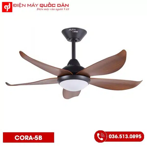 quạt trần đèn CORA-5B MRVU