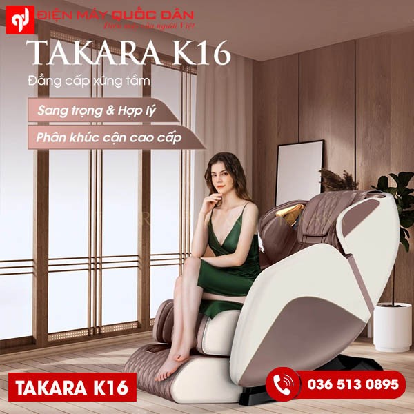 ghế massage TAKARA K16