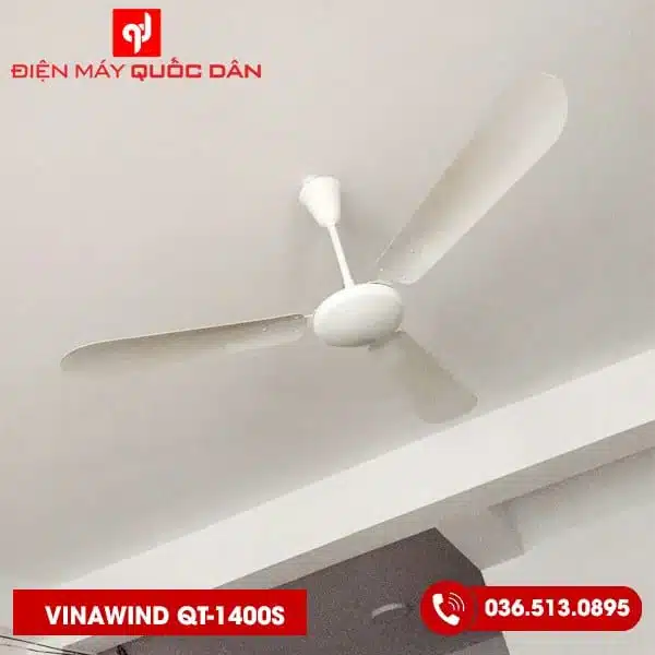 Quạt trần điện cơ Vinawind QT-1400S cánh sắt