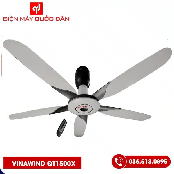 Quạt trần điện cơ Vinawind QT1500X