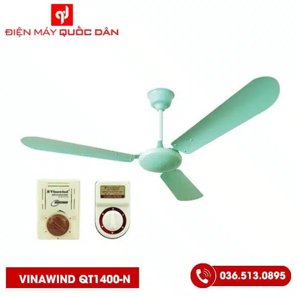 Quạt trần điện cơ QT1400-N Cánh nhôm