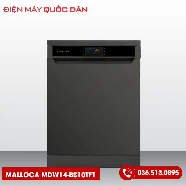 Máy rửa chén Malloca MDW14-BS10TFT