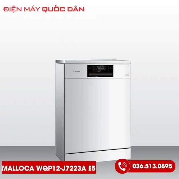 Máy rửa chén đứng độc lập Malloca WQP12-J7223A E5