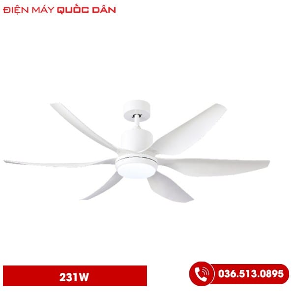 Quạt trần trang trí Airfusion Akamani 231W