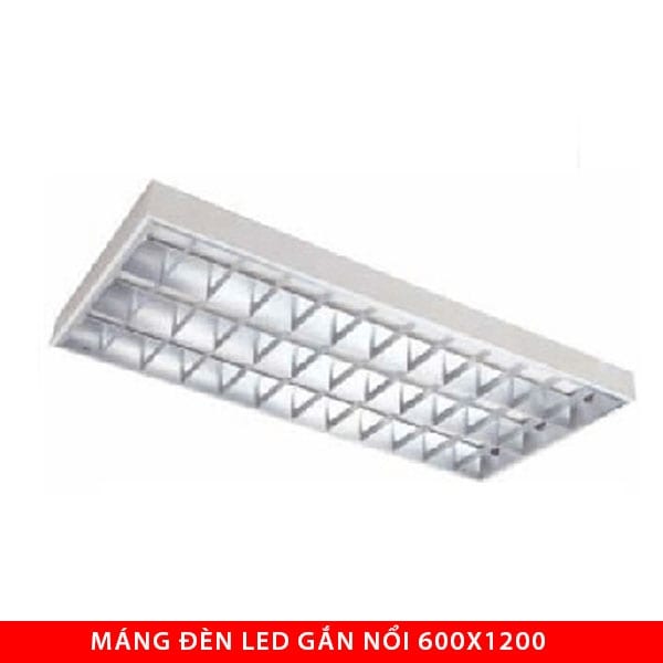 Máng đèn led gắn nổi 600x1200